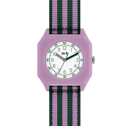 Mini Kyomo Watch - Lavender Field Stripe