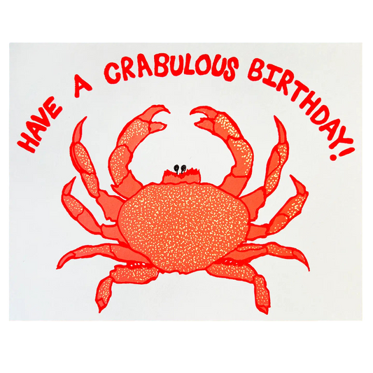 Crabulous Birthday Card