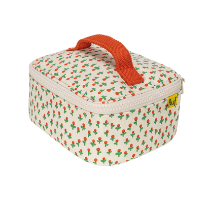 Mini Zip Cube Bag - Tiny Roses