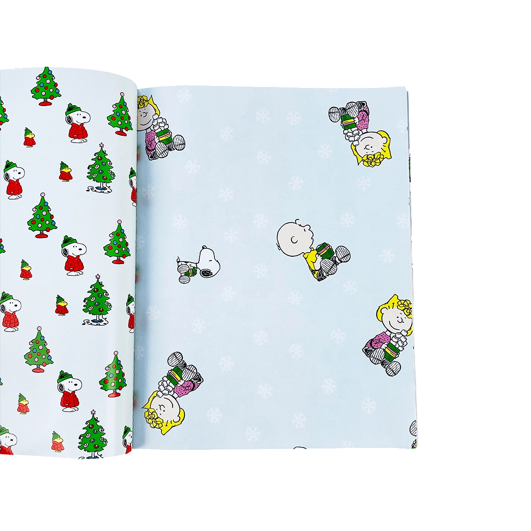 Peanuts Holiday Wrapping Paper Book