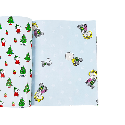Peanuts Holiday Wrapping Paper Book