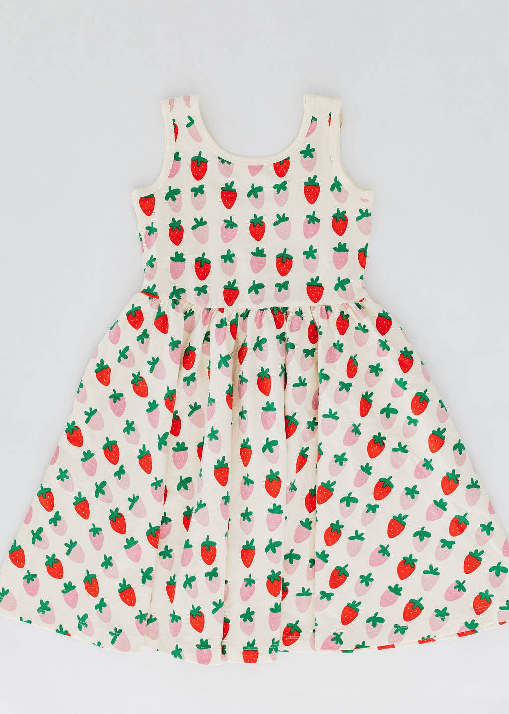 Sleeveless Twirl Dress - Strawberry Blush
