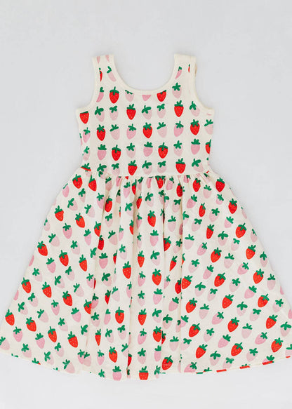 Sleeveless Twirl Dress - Strawberry Blush