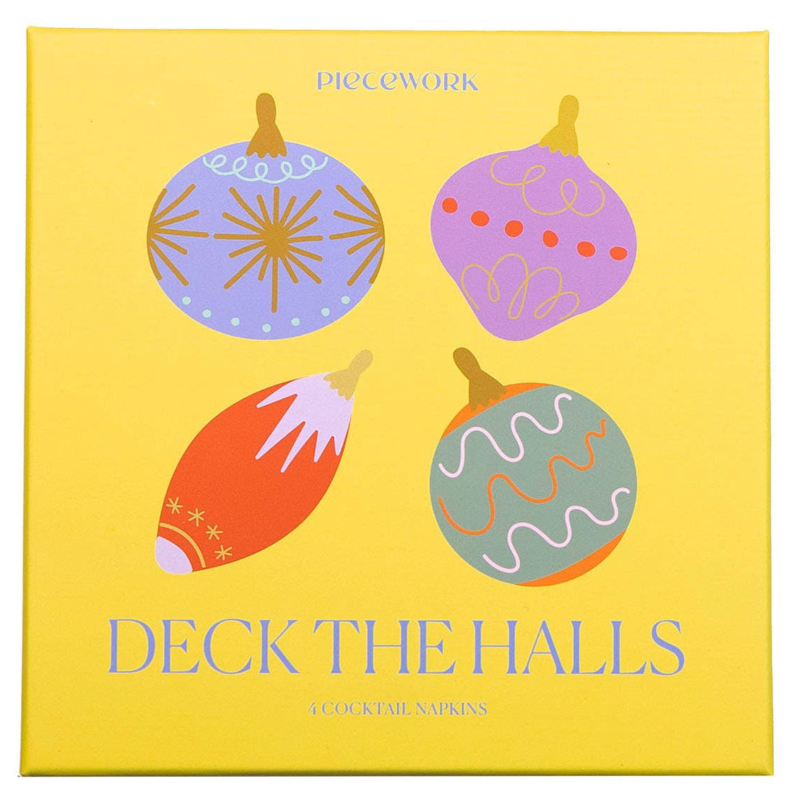 Deck the Halls Cocktail Napkins - Set of 4