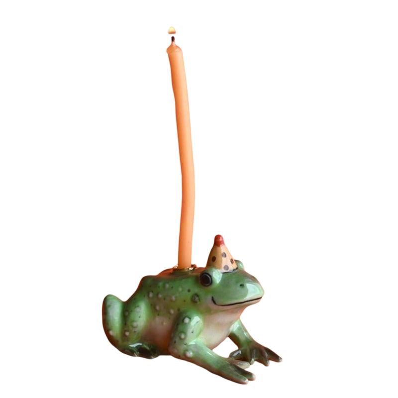 Charming Frog Cake Topper