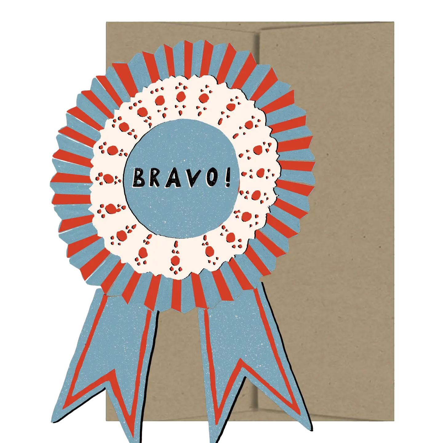Bravo Medallion Die Cut Card
