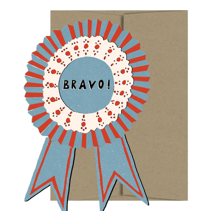 Bravo Medallion Die Cut Card