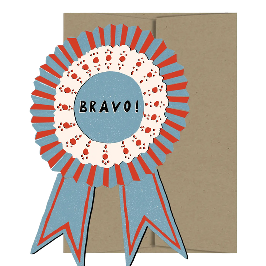 Bravo Medallion Die Cut Card