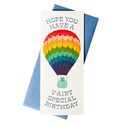 V-Airy Special Birthday Risograph Card