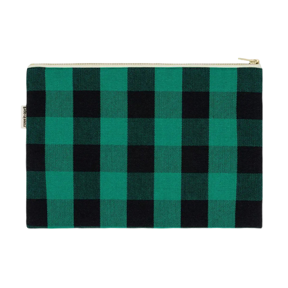 Large Zip Pouch - Gingham