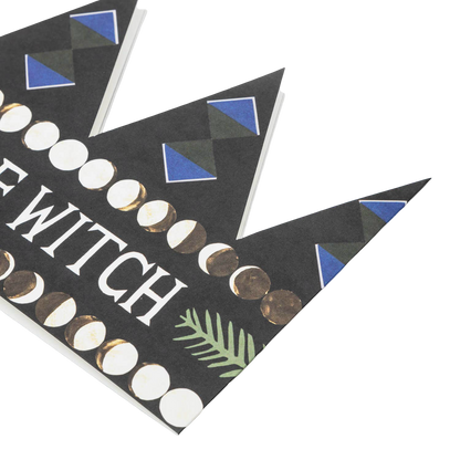 Chief Witch Party Hat Card
