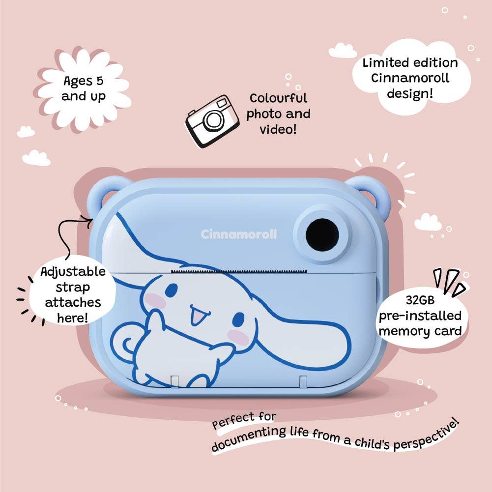 Sanrio Cinnamoroll Print Camera Kit