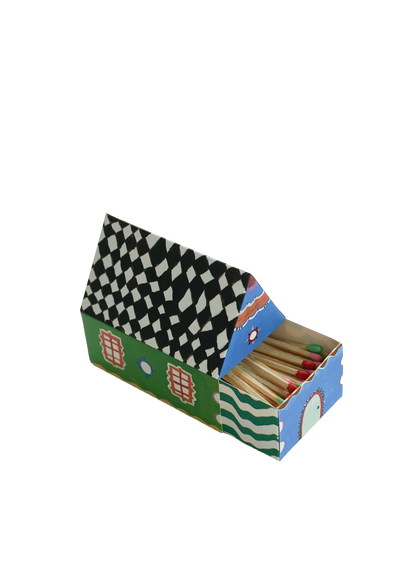 House Shaped Matchbook & Matches Set