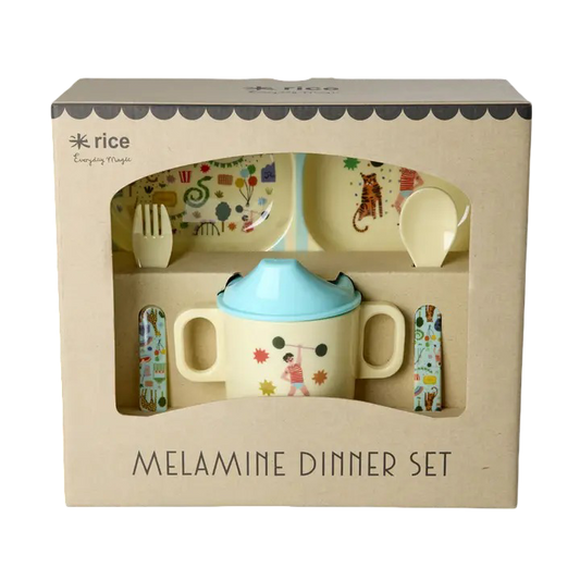 Boxed Set of Melamine Baby Dinnerware