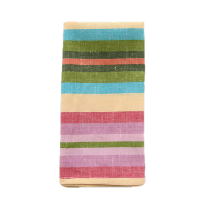 Mini Rainbow Stripe Napkins - Set of 4