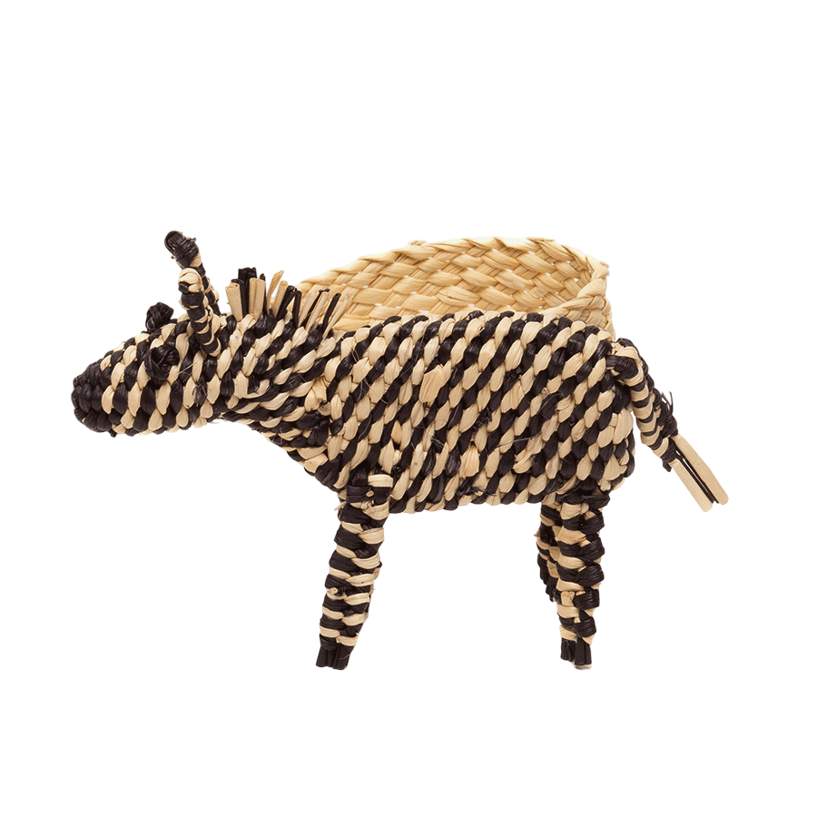 Woven Napkin Ring - Zebra