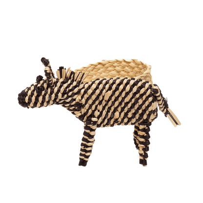 Woven Napkin Ring - Zebra