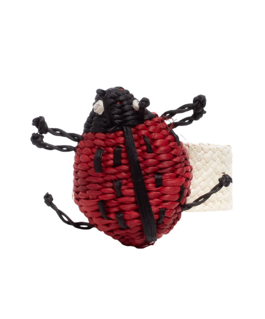Woven Napkin Ring - Ladybug