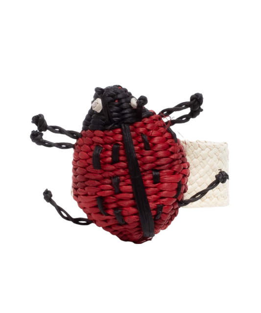 Woven Napkin Ring - Ladybug