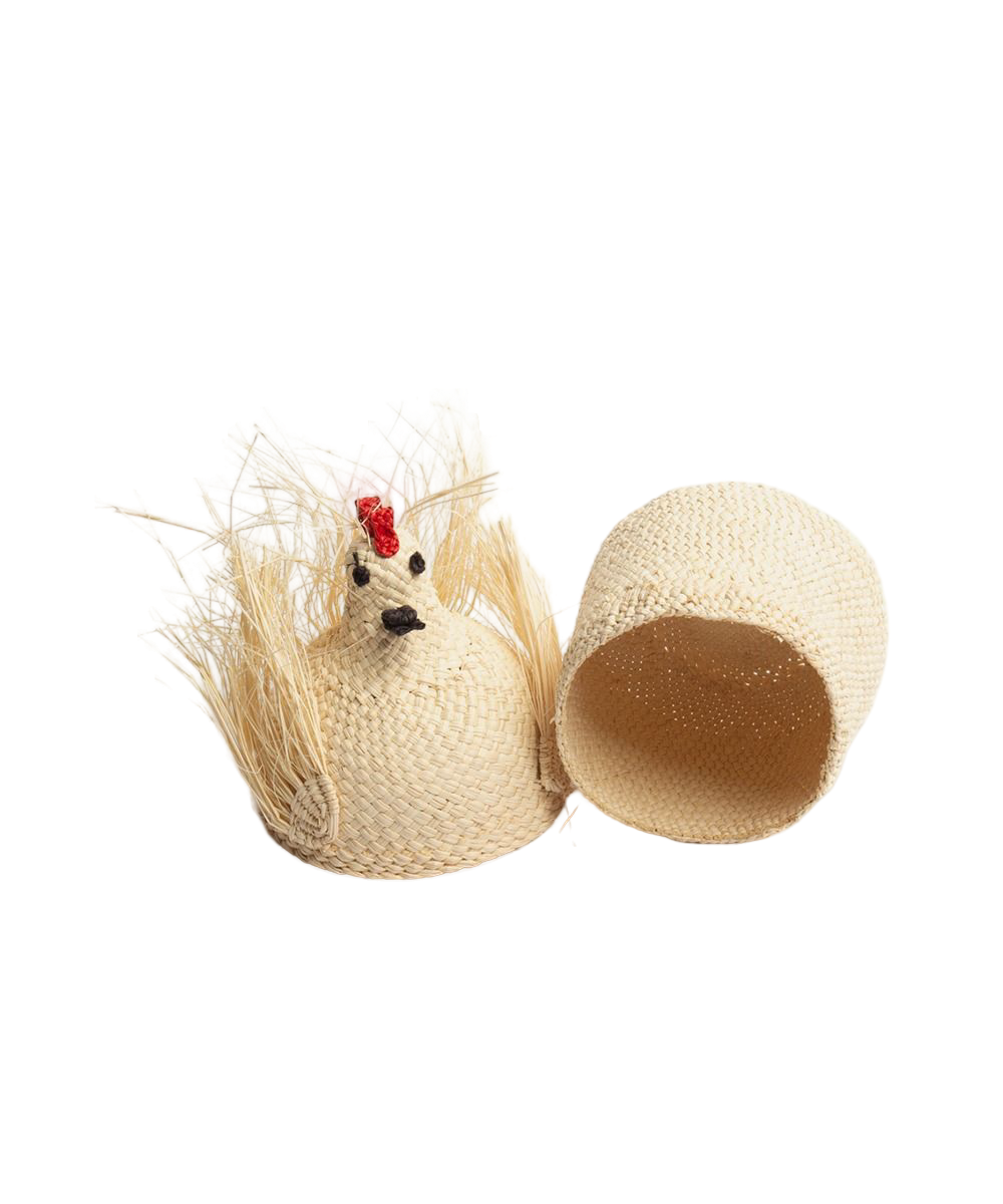Woven Chicken Basket