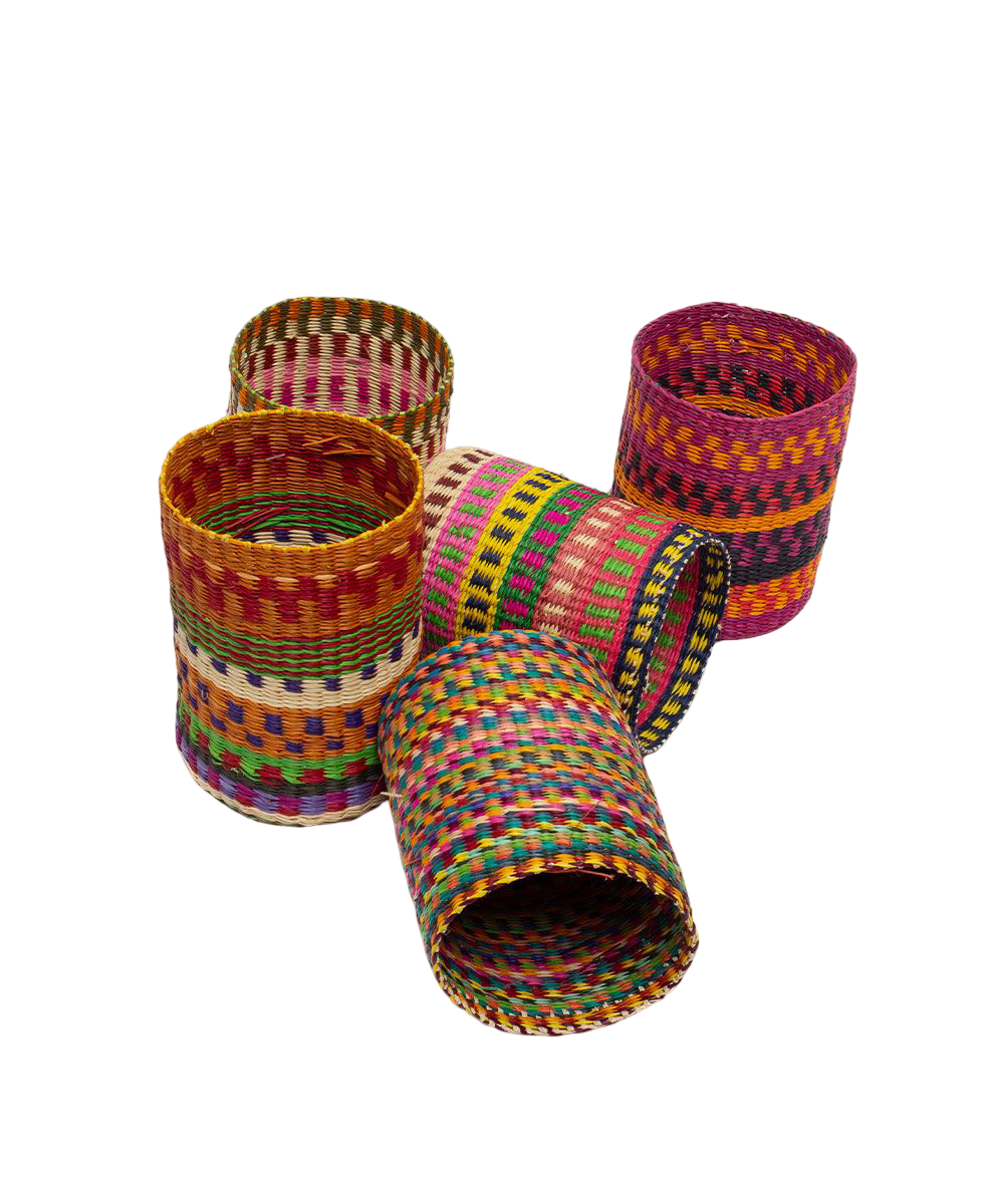 Woven Mixed Pattern Bottle Holder