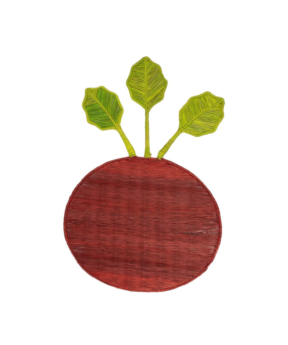Woven Placemat - Radish