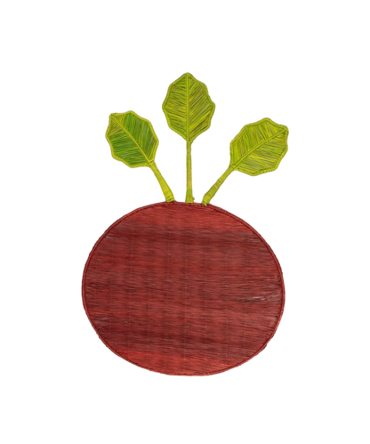Woven Placemat - Radish