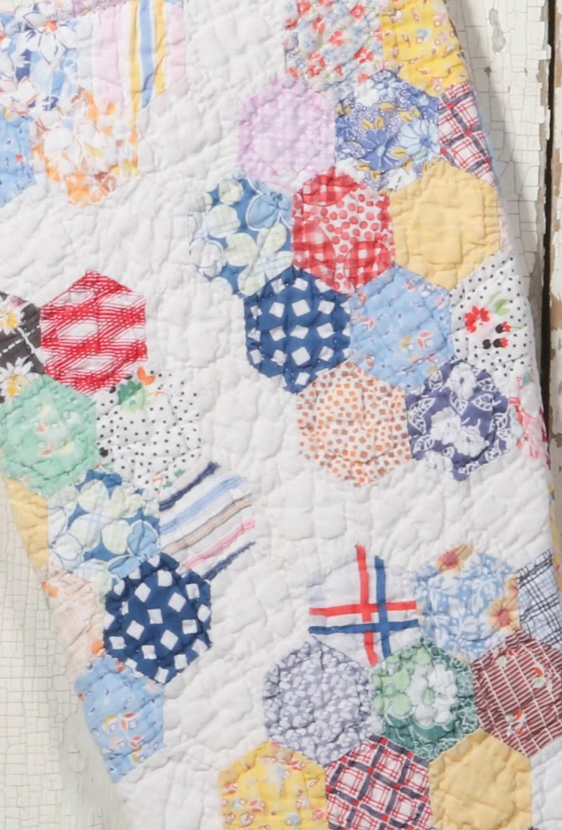 Vintage Quilt Stocking No. 14