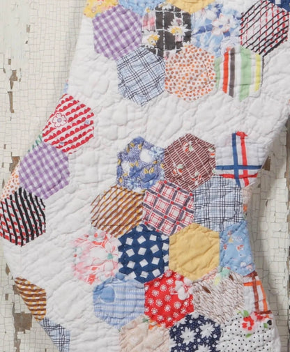 Vintage Quilt Stocking No. 14