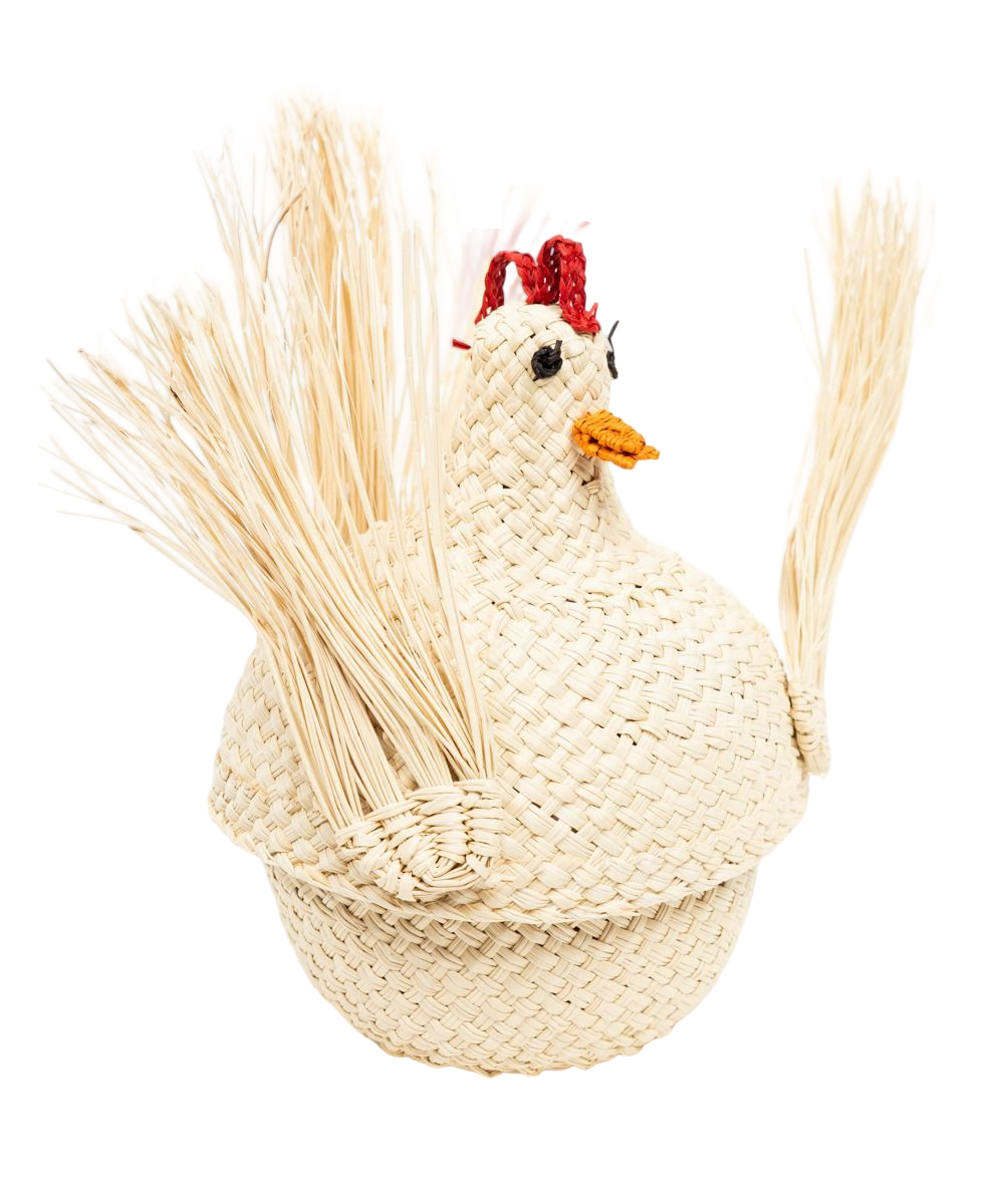 Woven Chicken Basket