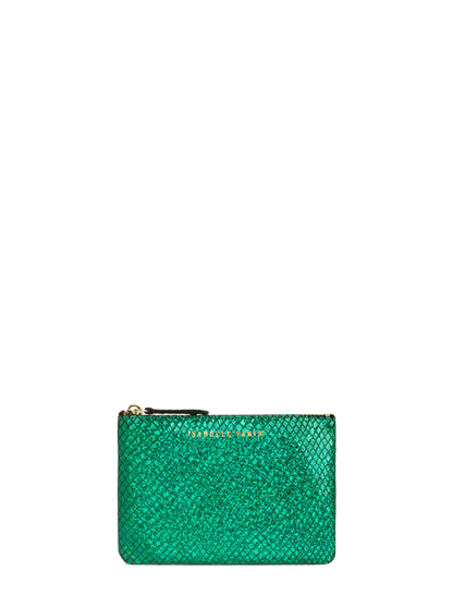 Shimmer Leather Pouch - Small
