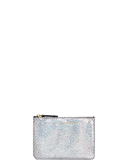 Shimmer Leather Pouch - Small