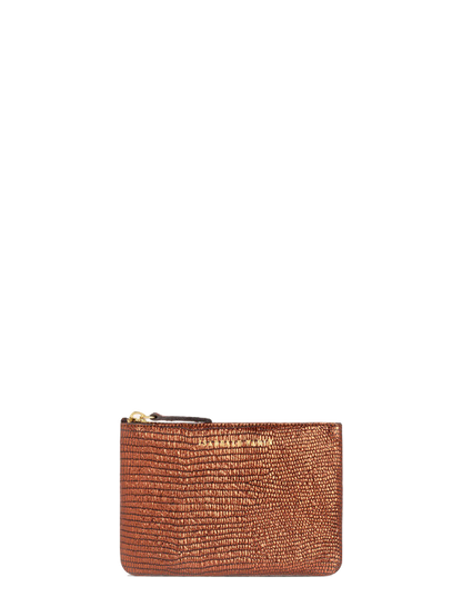 Shimmer Leather Pouch - Small