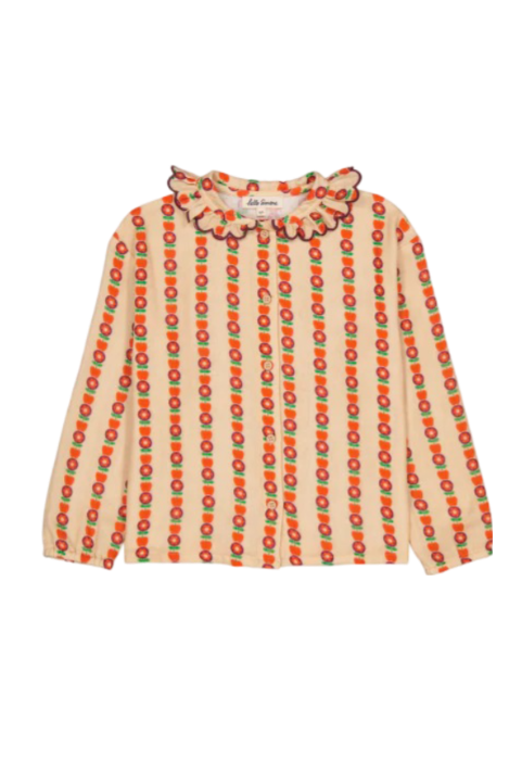 Alex Blouse - Pomline Bleached Apricot