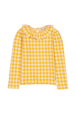 Nora T-Shirt - Yellow Gingham