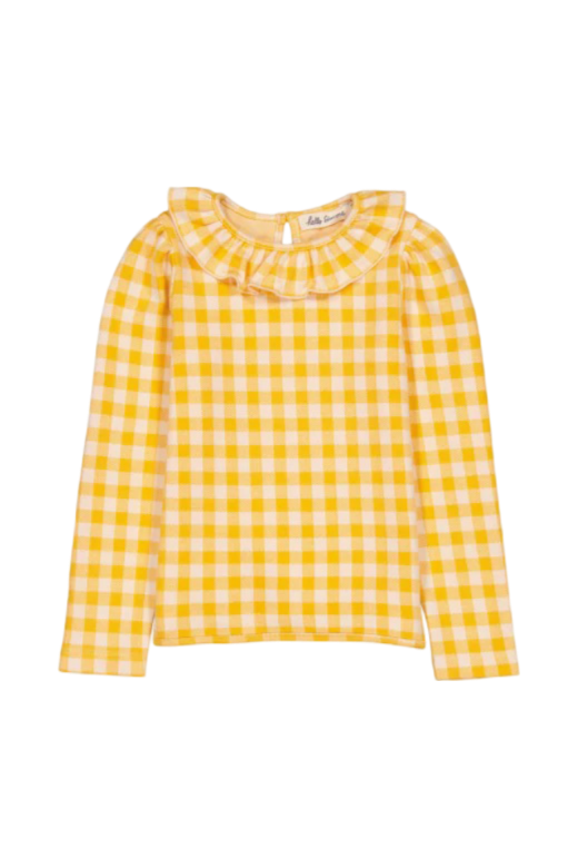 Nora T-Shirt - Yellow Gingham