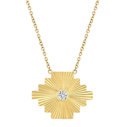 Deluxe Puzzle Diamond Necklace