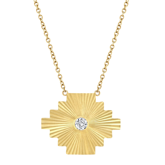 Deluxe Puzzle Diamond Necklace