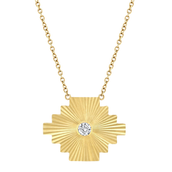 Deluxe Puzzle Diamond Necklace