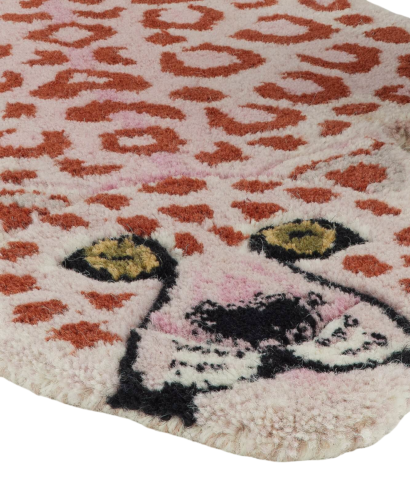 Pinky Leopard Rug