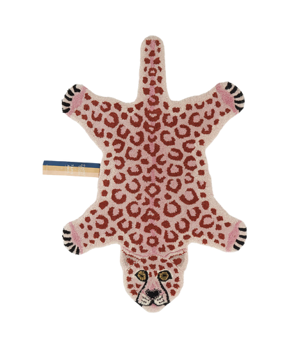 Pinky Leopard Rug