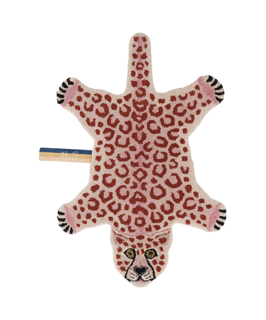 Pinky Leopard Rug