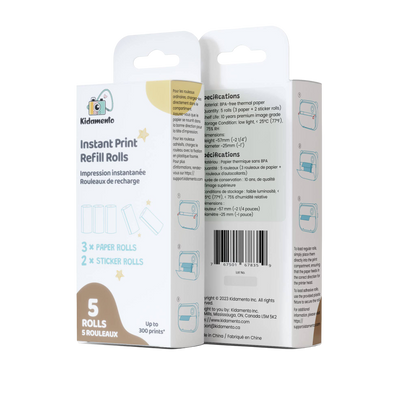 Instant Print Paper BPA-free Refill Set - Only For Model P