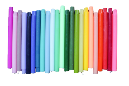 Single Taper Candle - Warm