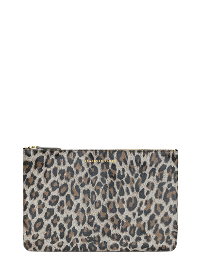 Shimmer Leather Pouch - Medium