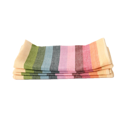 Prism Stripe Napkins - Set of 4