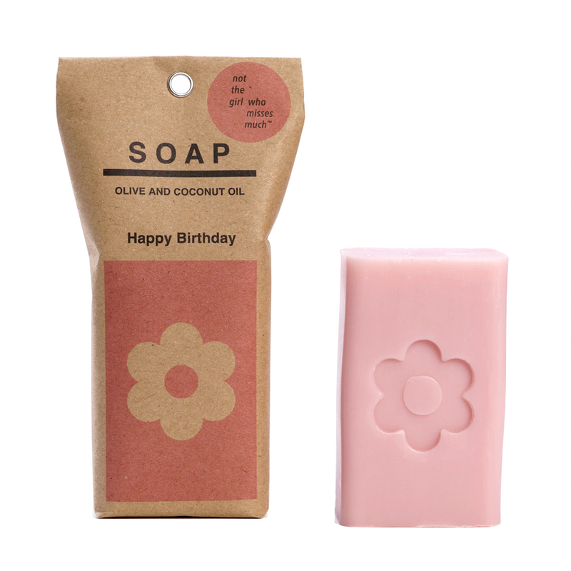 Soap Bar - Happy Birthday Flower