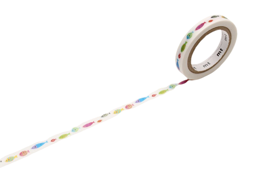 Fish Washi Tape - 7mm