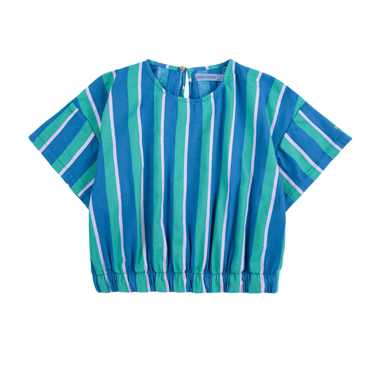Striped Crop Shirt