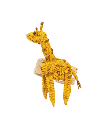Woven Napkin Ring - Giraffe